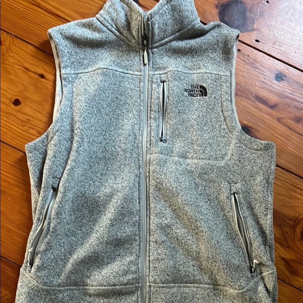 The North Face Gray Fleece Vest